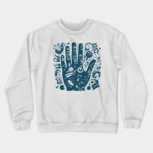 Punk Rock Hand Crewneck Sweatshirt